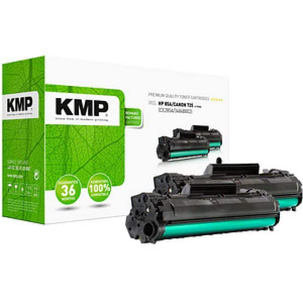 KMP H-T154D  schwarz Toner kompatibel zu HP 85A; Canon  725(CE285AD;  3484B002)