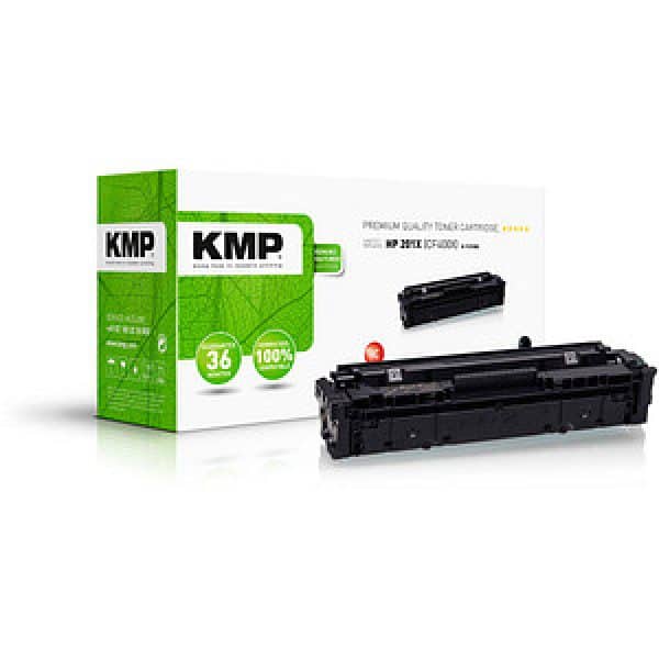 KMP H-T215BX  schwarz Toner kompatibel zu HP 201X (CF400X)