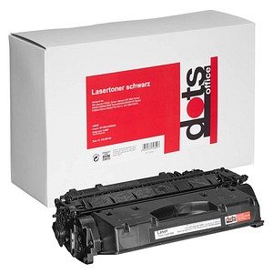 dots  schwarz Toner kompatibel zu HP 05X (CE505X)