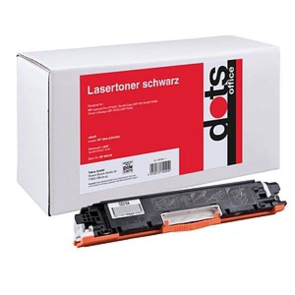 dots  schwarz Toner kompatibel zu HP 126A (CE310A)
