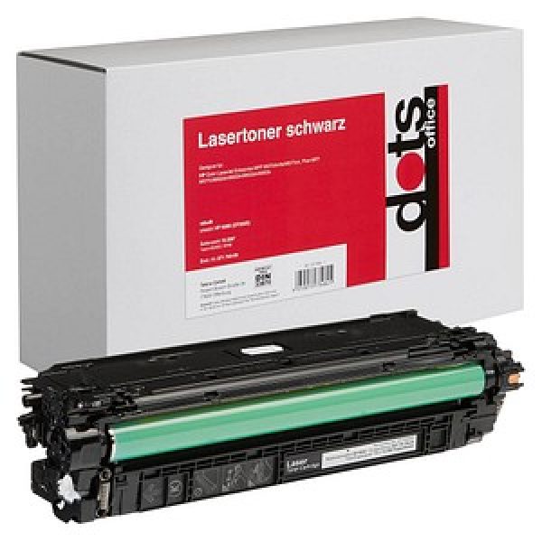 dots  schwarz Toner kompatibel zu HP 508X (CF360X)