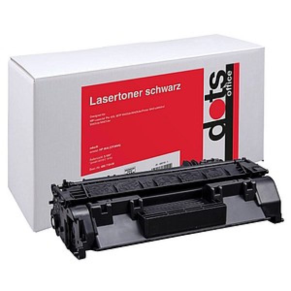 dots  schwarz Toner kompatibel zu HP 80A (CF280A)