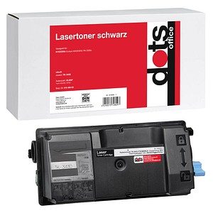 dots  schwarz Toner kompatibel zu KYOCERA TK-3430