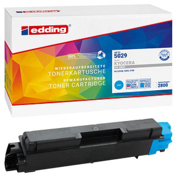 edding EDD-5029  cyan Toner kompatibel zu KYOCERA TK-580C