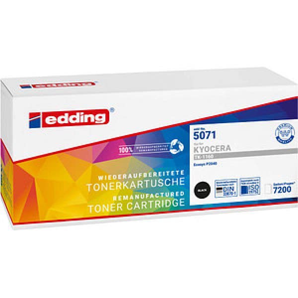 edding EDD-5071  schwarz Toner kompatibel zu KYOCERA TK-1160