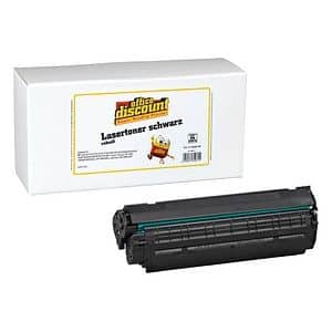 office discount  schwarz Toner kompatibel zu HP 12XXL (Q2612X)