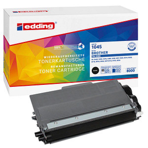 edding EDD-1045  schwarz Toner kompatibel zu brother TN-3380