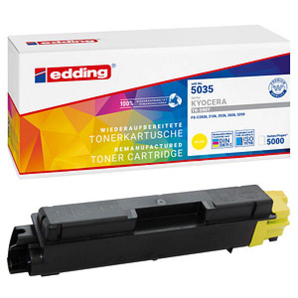 edding EDD-5035  gelb Toner kompatibel zu KYOCERA TK-590Y