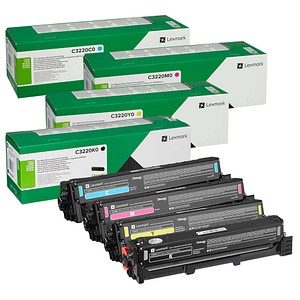 Lexmark C3220K0/C0/M0/Y0  schwarz