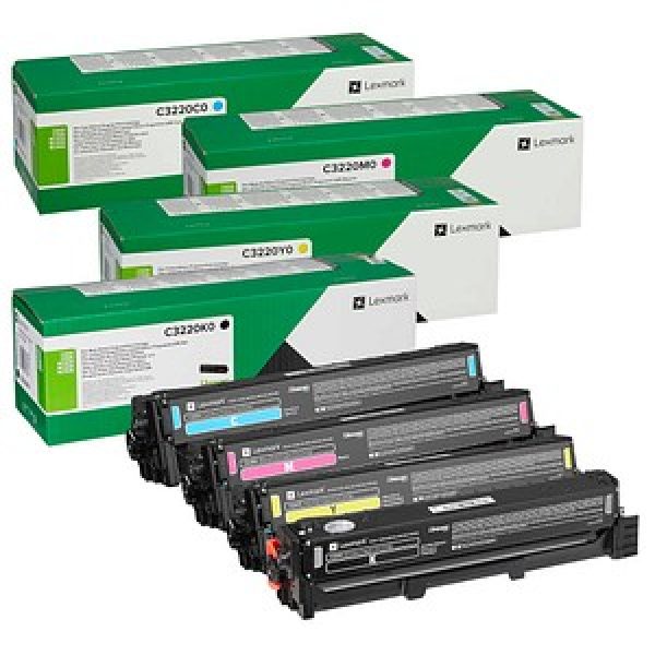 Lexmark C3220K0/C0/M0/Y0  schwarz