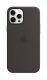 Apple Silikon Case mit MagSafe für Apple iPhone 12/ 12 Pro, schwarz