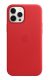 Apple Leder Case mit MagSafe für Apple iPhone 12 Pro Max, rot