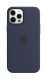 Apple Silikon Case mit MagSafe für Apple iPhone 12 Pro Max, dunkelmarine