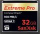 SanDisk Extreme PRO R160/W150 CompactFlash Card 32GB