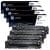 HP 203X (CF540X/CF541X/CF543X/CF542X) schwarz, cyan, magenta, gelb Tonerkartuschen, 4er-Set