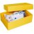 3 BUNTBOX M Geschenkboxen 1,1 l gelb 17,0 x 11,0 x 6,0 cm