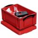 Really Useful Box Aufbewahrungsbox 9,0 l rot 39,5 x 25,5 x 15,5 cm