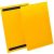 50 DURABLE Magnettaschen gelb 23,3 x 31,3 cm