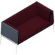 Quadrifoglio 2-Sitzer Sofa Accord bordeaux, grau weiß Stoff