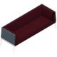 Quadrifoglio 3-Sitzer Sofa Accord bordeaux, grau weiß Stoff