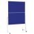magnetoplan Moderationswand 120,0 x 150,0 cm marineblau