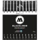 MOLOTOW BLACKLINER Complete Fineliner-Set schwarz, 11 St.