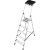 KRAUSE Stehleiter MONTO Secury mit Multi-Grip alu 5 Stufen, H: 185,0 cm