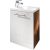 POSSEIK Waschbecken mit Unterschrank ALEXO walnuss, weiß 40,0 x 22,0 x 50,5 cm