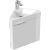 POSSEIK Waschbecken mit Unterschrank DELTA weiß glanz 53,0 x 35,0 x 56,0 cm