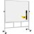 Bi-Office mobiles Whiteboard MAYA 200,0 x 100,0 cm weiß emaillierter Stahl