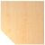 HAMMERBACHER Verbindungsplatte höhenverstellbar Mirakel ahorn, silber Trapezform 120,0 x 80,0 x 65,5 – 82,5 cm