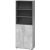 HAMMERBACHER Regalschrank 968T3, V968T3/G/M/BS beton, grafit 80,0 x 42,0 x 215,6 cm