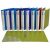 10 RAPESCO® Ringbücher 2-Ringe grün, blau, pink, violett, hellblau 3,7 cm DIN A4