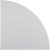 HAMMERBACHER Verbindungsplatte Popular grau, dreieckig abgerundet 80,0 x 80,0 x 2,5 cm